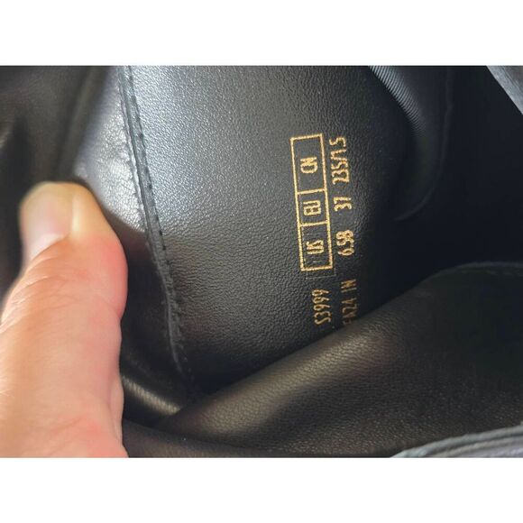 Stuart Weitzman Celia Over The Knee Boots Size 6.5 Black Nappa Leather - Picture 7 of 10